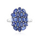 Anello in argento con Cianite del Nepal