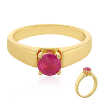 Anello in argento con Zaffiro Rosa del Madagascar