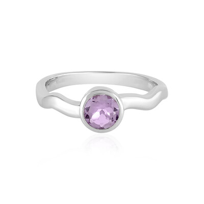 Anello in argento con Ametista Rose de France