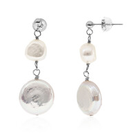 Orecchini in argento con Perla di Acqua Dolce