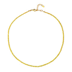 Collana in argento con Zaffiro Giallo