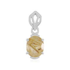 Ciondolo in argento con Quarzo Rutilato