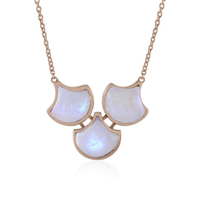 Collana in argento con Pietra di Luna Blu (KM by Juwelo)