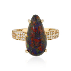 Anello in oro con Opale Matrice Andamooka (AMAYANI)