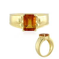 Anello in argento con Citrino Madeira