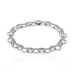 Bracciale in argento con Marcassite