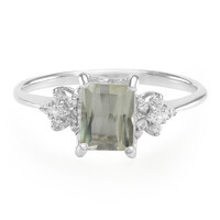 Anello in argento con Kunzite Canarino
