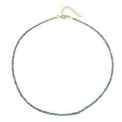 Collana in argento con Diamante Blu