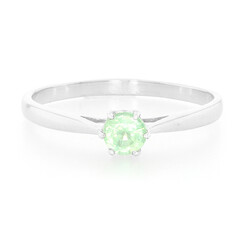 Anello in argento con Cianite Menta
