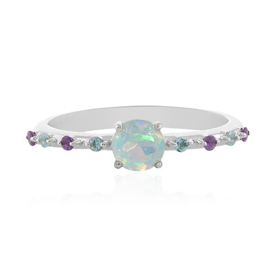 Anello in argento con Opale di Welo