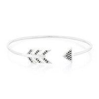 Bracciale in argento con Spinello Nero