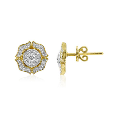 Orecchini in oro con Diamante IF (D) (Annette)