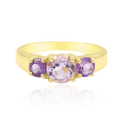 Anello in argento con Ametista Rose de France