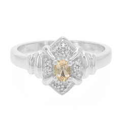 Anello in argento con Topazio Imperiale