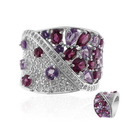 Anello in argento con Ametista