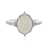 Anello in argento con Opale di Welo