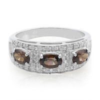 Anello in argento con Zircone Arancione