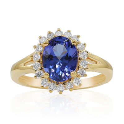 Anello in oro con Tanzanite AAA (CIRARI)