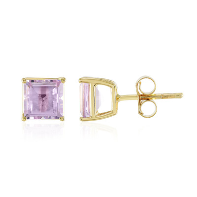 Orecchini in argento con Ametista Rose de France