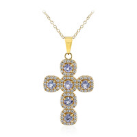 Collana in argento con Tanzanite
