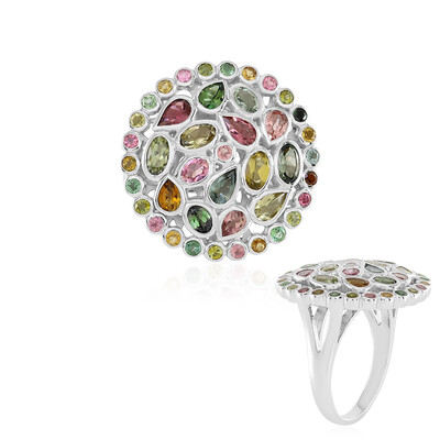 Anello in argento con Tormalina