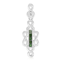 Ciondolo placcato in platino con Diamante Fancy
