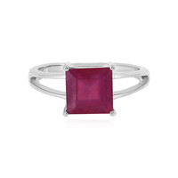 Anello in argento con Rubino del Madagascar