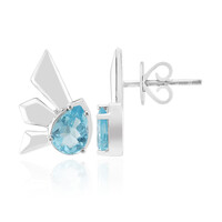 Orecchini in argento con Apatite Blu (Pallanova)