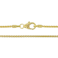 Catena spiga in Oro Giallo 14K - 45 cm - 2,99 g