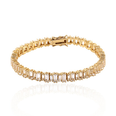 Bracciale in argento con Topazio Bianco