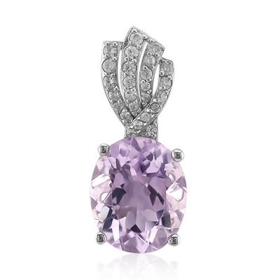 Ciondolo in argento con Ametista Rose de France