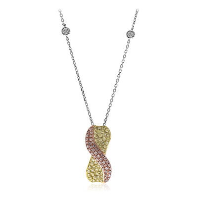 Collana in oro con Diamante SI2 (H) (CIRARI)