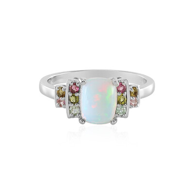 Anello in argento con Opale di Welo