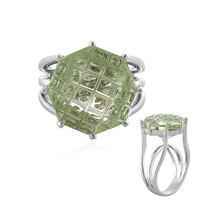 Anello in argento con Ametista Verde