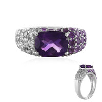 Anello in argento con Ametista