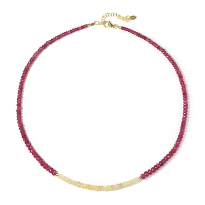 Collana in argento con Opale di Welo