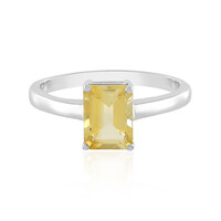 Anello in argento con Citrino