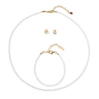 Parure in argento con Zircone
