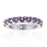 Anello in argento con Ametista