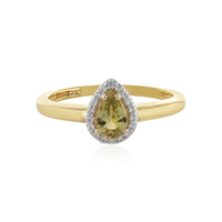 Anello in oro con Tanzanite Gialla