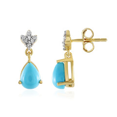 Orecchini in argento con Turchese Sleeping Beauty