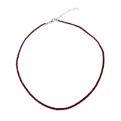 Collana in argento con Rubino Mozambico