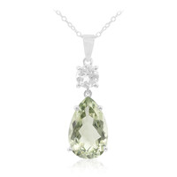 Collana in argento con Ametista Verde