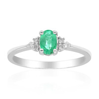 Anello in oro con Smeraldo Zambia AAA