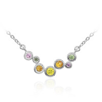 Collana in argento con Zaffiro Giallo