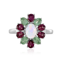 Anello in argento con Opale di Welo
