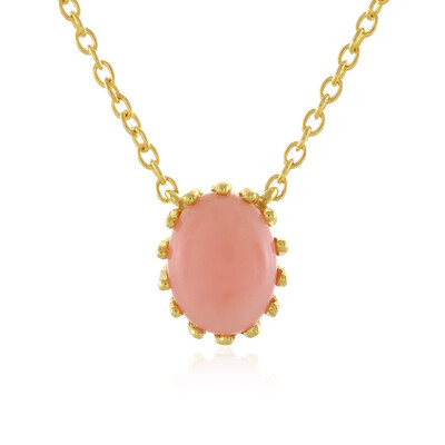 Collana in argento con Opale Rosa