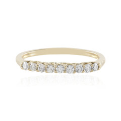 Anello in oro con Diamante IF (G) (de Melo)