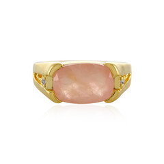 Anello in argento con Quarzo Rosa