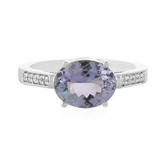 Anello in argento con Tanzanite (non riscaldata)